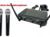 Vezeték nélküli mikrofon, 2 db kézi mikrofonnal, Skytech STWM712